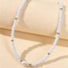 Vintage Shell Pendant Necklace For Women Female Fashion Baroque Geometry Natural Conch White Bead Chain Party Jewely Gift
