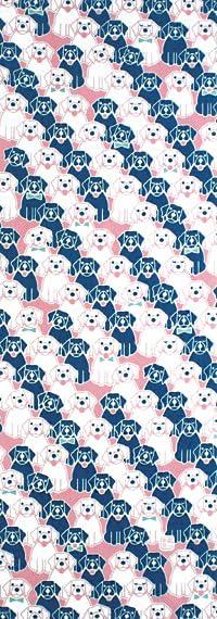 

Dyeing Anbo Hand Towel Authentic Dyed Cotton Tokuoka Made in Japan 35cm x 100cm Doggie Red 100%