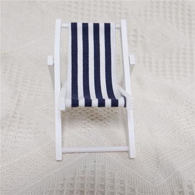Mini Wooden Beach Chair Pineapple Decoration Craft Supplies Birthday Accessories