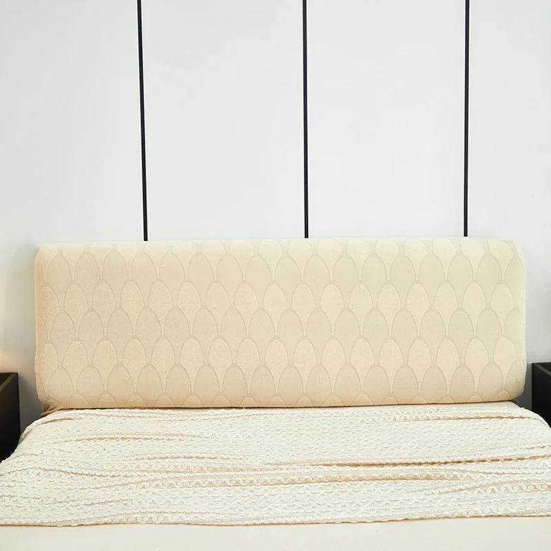 Elastic Jacquard Flexible Bedhead Cover Full-inclusive Cover Protection Headboard Dust Cover Bedroom Decoration Soft