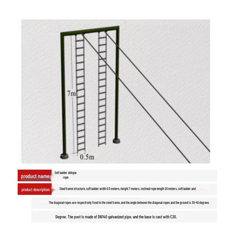 CTDX Agility Ladder & Slant Rope Fitness Training Kit