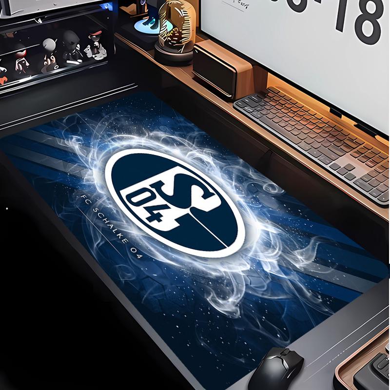 Tappetino per Mouse con Motivo Calcio Schalke 04 Non?Tappetino Mouse da Gioco Antiscivolo con Base in Gomma per Scrivania Ufficio Casa