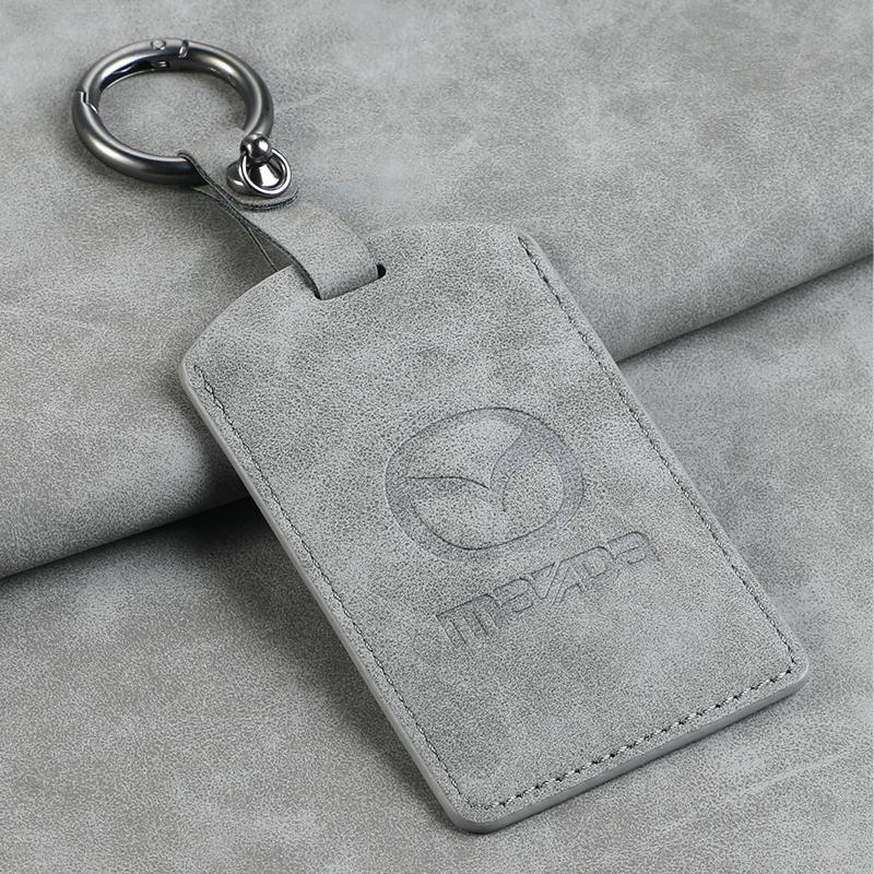 Leather Car NFC Cards Key Bag For Mazda 2 3 6 Atenza Axela Demio CX5 CX-3 CX7 CX9 2015 2016 2017 2018 2019 Auto Keychain