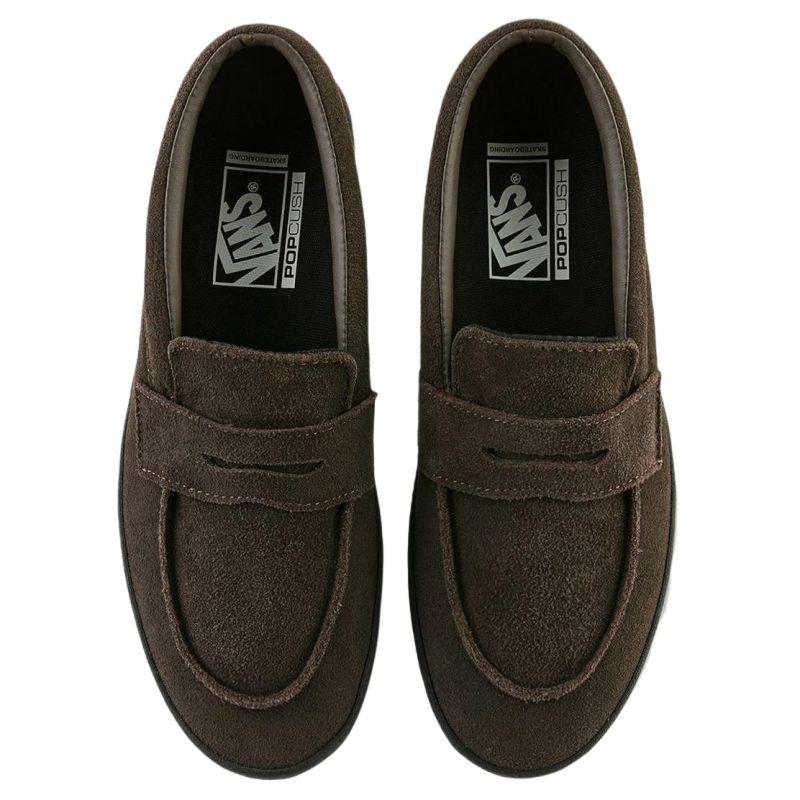 Vans Loafer Skateboard Shoes Unisex Brown Sneakers VN000VA6Y49