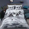 Nature Landscape Duvet Cover Set All Season Soft Quilt Cover with Pillowcases Single Double Queen King Size