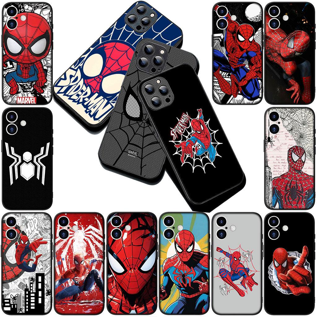 Phone Cover for Motorola Moto G22 G23 G32 G53 G60 G72 G64 G20 G8 G9 Plus Power E13 E20 E32 Case Spiderman Marve Spider Man