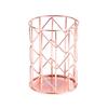 Rose Gold Multifunctional Desktop Organizer Basket Bathroom Counter Small Cosmetic Tool Organizer