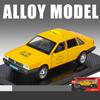 1/32 Volkswagen Santana Taxi Alloy Diecast Model Car Home Decoration Collectibles Miniature High Simulation Vehicle Holiday Gift