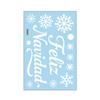 Christmas Window Sticker Removable Waterproof PVC Xmas Snowman Static Glass Cling Holiday Party Decoration Decal