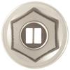 TONE Impact Long Socket 65mm Hex Size 8NV-65L, 25.4mm (1") Drive,