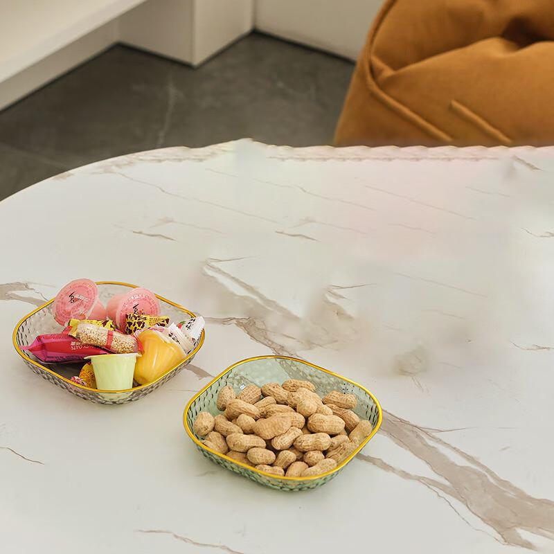 QinKai European Light Luxury Metal Fruit & Snack Tray