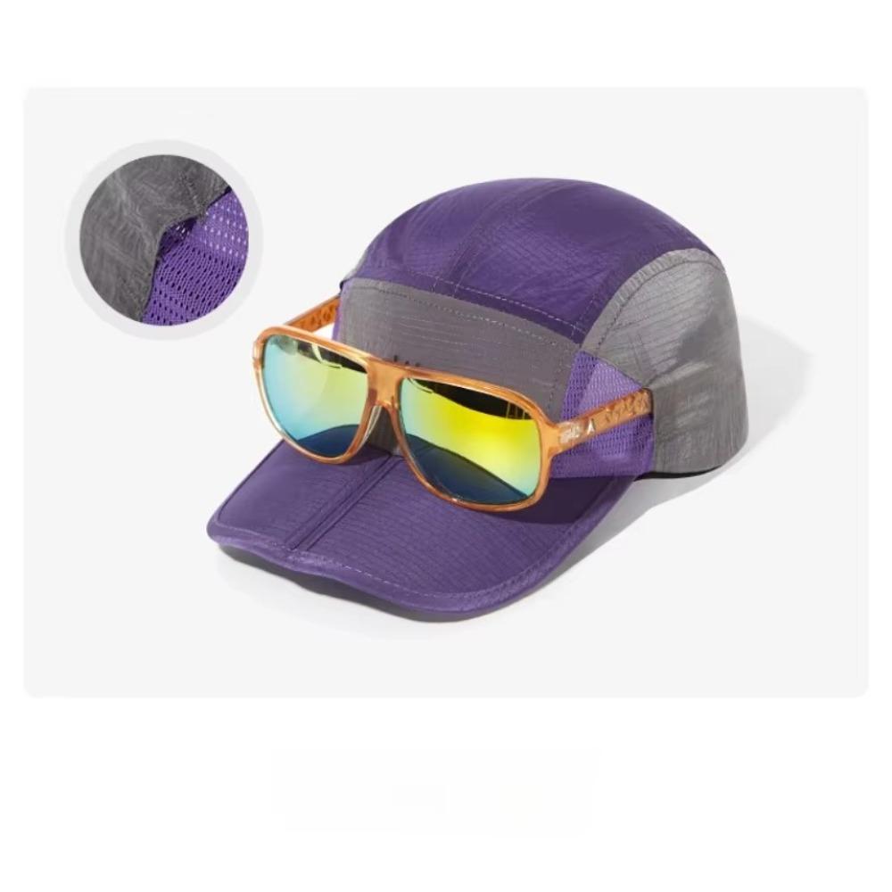 Foldable Mesh Baseball Cap Adjustable Sun Visor Cap Fashion Quick Drying Baseball Cap  Unisex