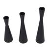 3PCS Conical Tapered Metal Candle Holders European Taper Candle Holders  Home Decor Accent