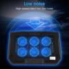 2 USB-poorten Zes Koelventilatoren Laptop Koelmat Notebookstandaard voor 14/15,6 inch