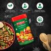 Pushp Chat Masala Jar Tangy Spicy Seasoning Blend For Fruits Snacks Salads And Chaats Premium Flavor Enhancer 500G X Pack Of 2