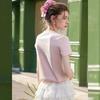 Bailuyu Women's Floral Short Sleeve T-Shirt