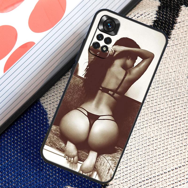 Sexy Bikini Underwear Girl Case For Xiaomi Redmi Note 12 8 9 10 11 Pro 9S 10S 11S 8T Redmi 10 12C 9C 10A 10C Coque