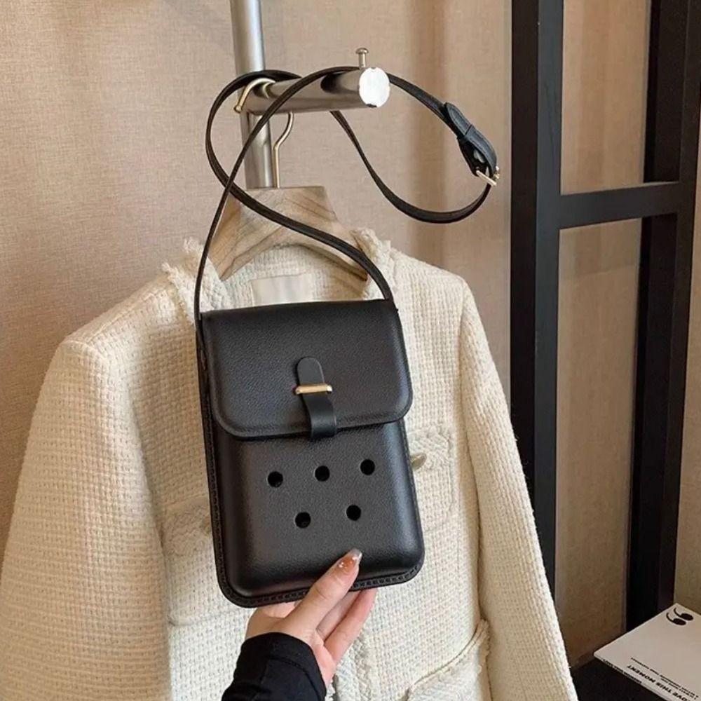 DIY EVA Mobile Phone Bag Hole Shoulder Bag Fashion Crossbody Bag Men