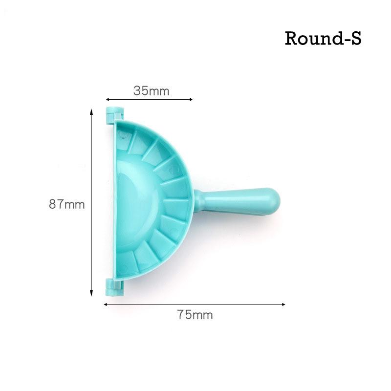 Creative Dumplings Mold Household Kitchen DIY Heart Butterfly Flower Shape Dumplings S/M/L Baking Plastic Mold Jiaozi Moulds