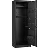 VEVOR 10-12 Gun Safe, Long Gun Cabinet for Rifles and Pistols, Quick Access Rifle Safe with 4 Pistol Pockets and 3 Adjustable Racks