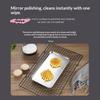 Rectangle Stainless Steel Tray for Commercial Buffet Food Serving Plate Rice Noodle Pan Storage Organizer Kitchen Dishes