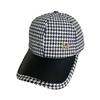 Spring And Autumn Shade Sunscreen British Retro Thousand Birds Casual Versatile Bent Cap Women'S Tide Baseball Cap