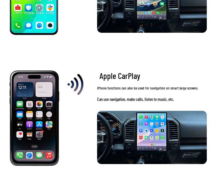 Ford Raptor F150 Android Smart Navigation Touchscreen with CarPlay