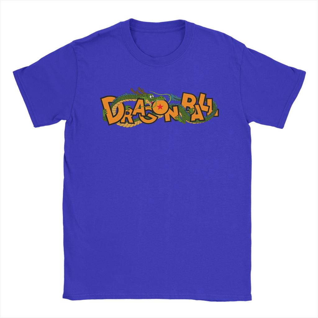 Dragon Ball Shenron Logo T Shirts Unisex Women Cotton Unique TShirt Round Neck Tee Shirt Short Sleeve Clothing Birthday Present