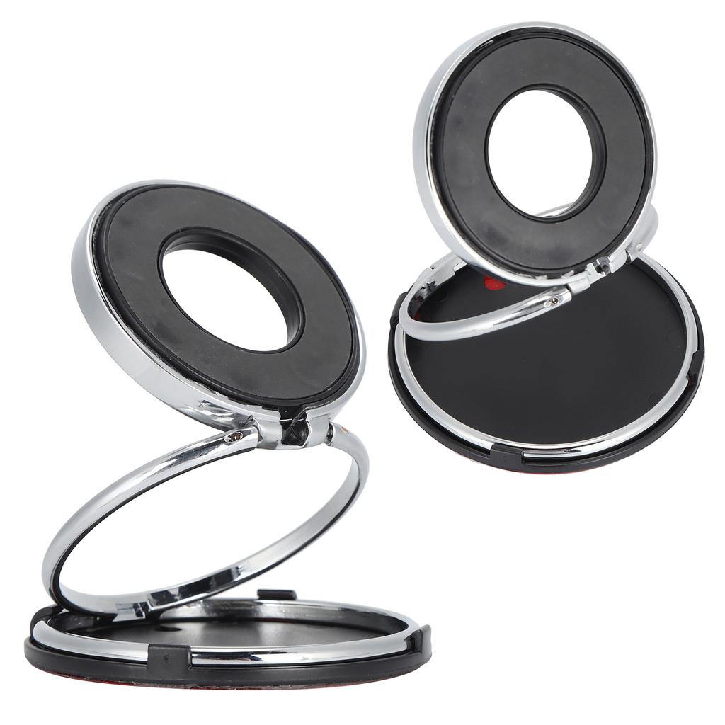 Magnetic Phone Car Holder Windshield Foldable Ring Phone Mount 180 degrees  Rotation Ring Phone Stand for Desk
