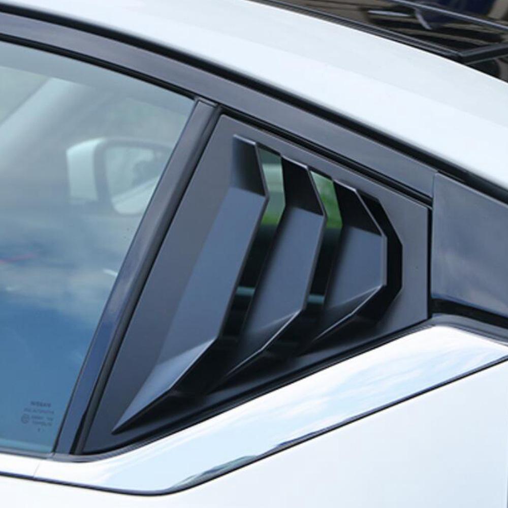 Carbon Fiber Rear Side Triangle Window Louvers for 2019-2021 Nissan Sylphy Teana