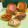 1/2Pcs Japanese Imitation Wood Grain Snack Dish Food Grade Pp Material Vegetable Dish Fruit Dish Kitchen Bowl Dish Dinnerware