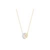 Swarovski Nicest Donut Coffee Pattern Necklace Set Women Necklaces Gold 5459142