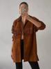 Handmade Designer Fashion Women's Genuine Soft Brown Suede leather Blazer Jacket