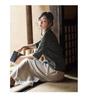 Zen Style Women's Tea Color Qipao Tang Suit Top - ROC Era