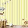 Striped Wallpaper Cream, White and Yellow for Living Room and Bedroom 50x1000