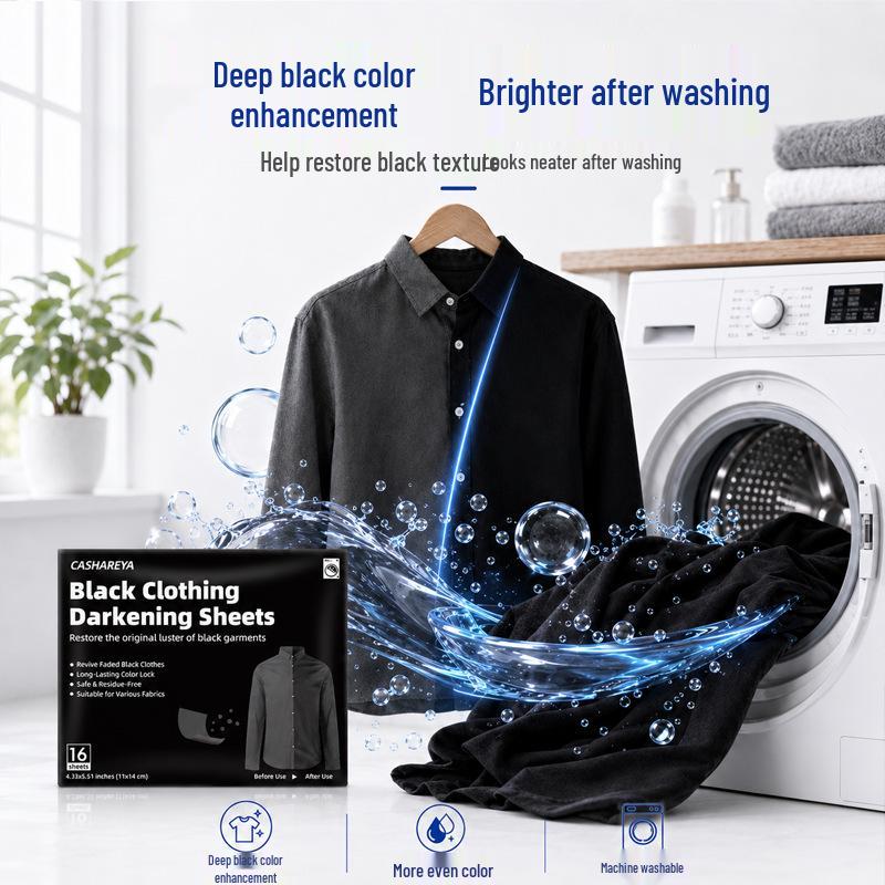 Cross-border Laundry Sheets: Black Clothing Dyeing & Whitening, Color Repair & Fade Prevention