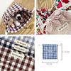 Floral Plaid Drawstring Pouch: Sundries, Keys, Coin, Card & Phone Holder