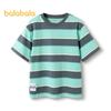 Balabala Boys' Striped Short Sleeve T-Shirt