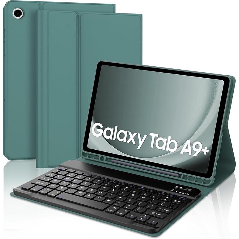 Samsung A9+ Bluetooth Keyboard Case with Backlit Keys & Pen Slot