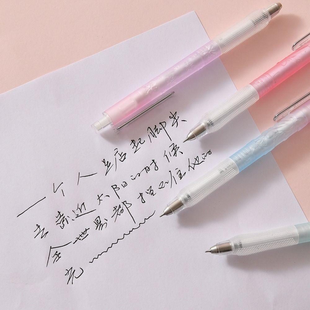 Full Needle Tube Writing Pen 0.5mm Pressing Pen Journaling Pen Gel Pen  Office Use
