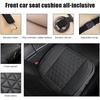 Car Front Seat Cover, 22"×24" Luxury PU Leather Auto Seat Protection Cover, Comfortable Anti Slip Front Bottom Seat Cushion with Full Wrap,