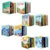 Montessori Quiet Book: Cognitive & Hand-Eye Coordination Puzzle with Reusable Velcro Stickers for Early Education