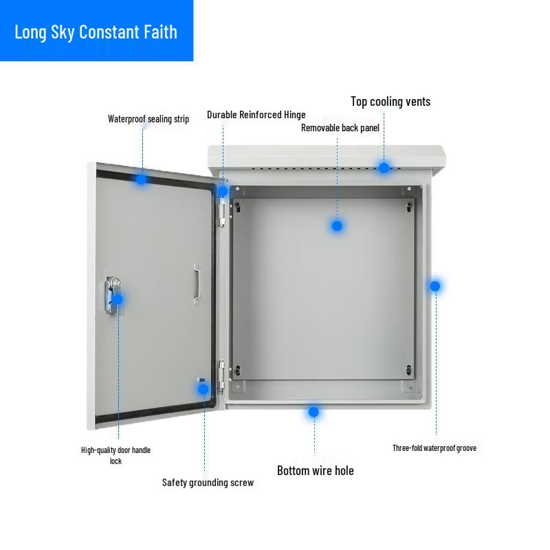 Outdoor Rainproof Steel Electrical Enclosure
