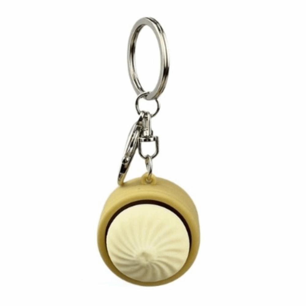 Cute Button Clicker Keyring Mini Sensory Clicker Toys Stress Relief Keychain Kids Toy