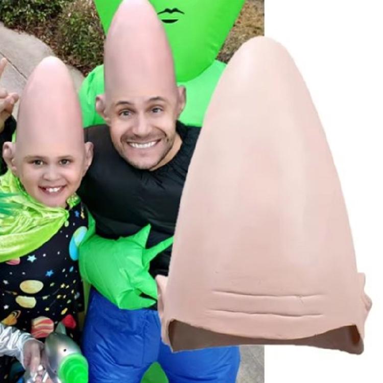 Eye-Catching Alien Head Cover for Cosplay and Theme Parties For Men Women for Fun Occasions Bald Head Funny Costume