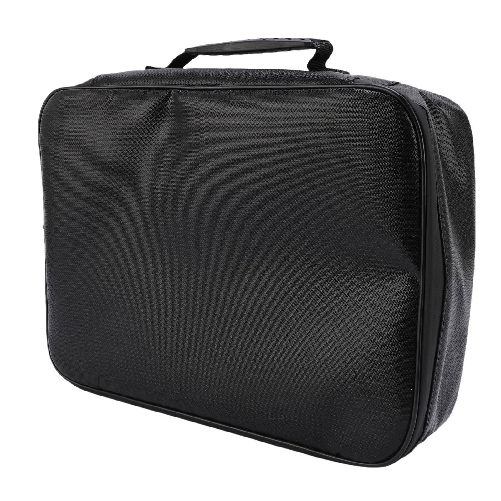 Огнеупорная сумка для документов с замком, жесткий кейс для файлов, портативный домашний дорожный сейф для хранения важных документов и файлов