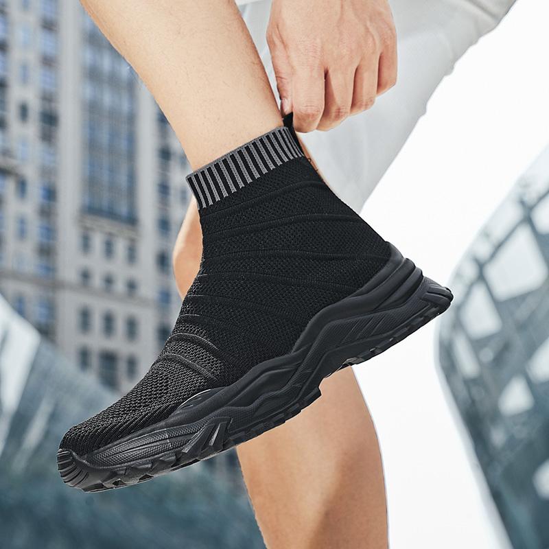 Breathable Mesh Men Casual Shoes Comfortable Mens Walking Sneakers Lightweight Platform Loafers Male Running Shoes Zapatillas