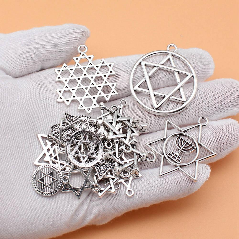 Religion Talisman Amulett Gemischtes Set Anhänger Herrenschmuck Massiv Originelle Geschenke Für