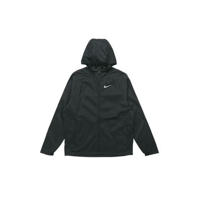 Essential Quick-Dry Running Hooded Jacket Men Outerwear Black BV4871-010