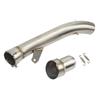 Tubo de ligação intermediária de escapamento de motocicleta de aço inoxidável para substituição para CB650F CBR650F CB650R CBR650R
